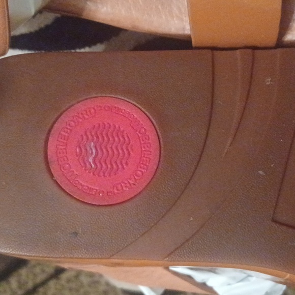 TAN LEATHER  SANDALS SIZE 11M, BEAUTIFUL COLOR - Picture 4 of 5